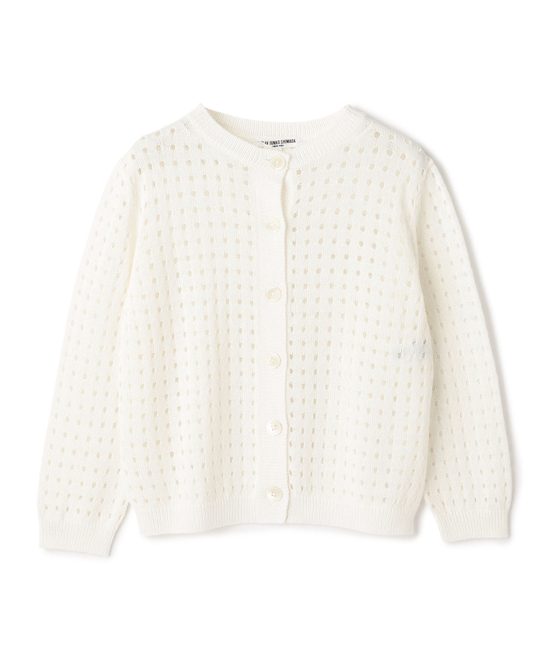 TIME SALE】メッシュニットカーディガン 49AV JUNKO SHIMADA｜クロス