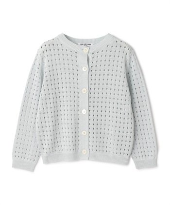 【24時間限定 FLASH SALE】メッシュニットカーディガン(ブルー-9号)