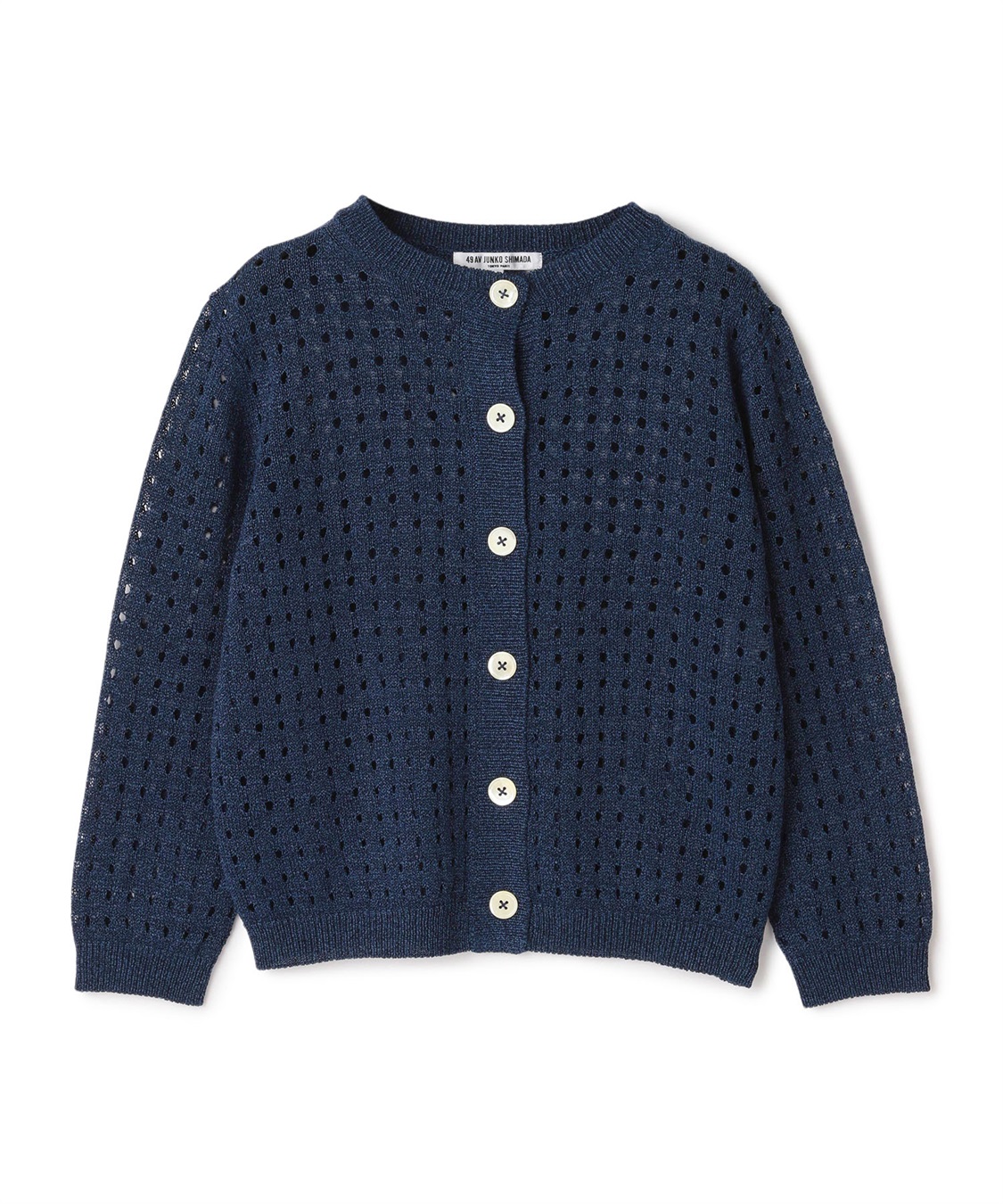 TIME SALE】メッシュニットカーディガン 49AV JUNKO SHIMADA｜クロス