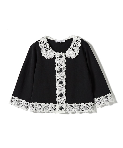 Elegante♡ブルゾン 黒 S 公式】ニット防風ブルゾン（レディース）｜アンパスィ公式ストア