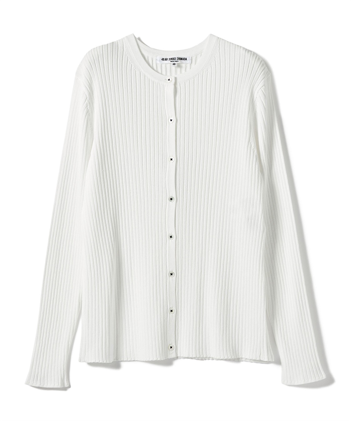 49AV JUNKO SHIMADA クルーネックカーディガン_variation_1