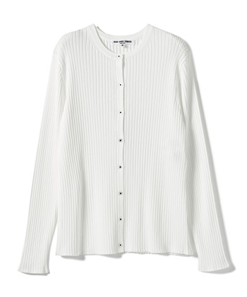 【24時間限定 FLASH SALE】クルーネックカーディガン(ホワイト-9号)