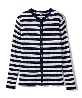 【24時間限定 FLASH SALE】クルーネックカーディガン(ネイビー-9号)