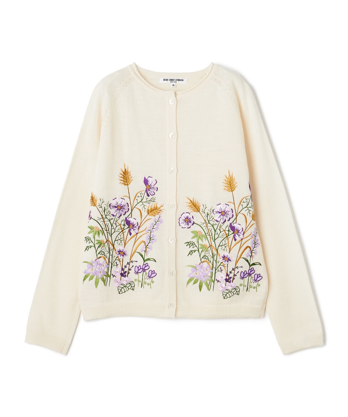 フラワー刺しゅうニットカーディガン 49AV JUNKO SHIMADA｜クロス