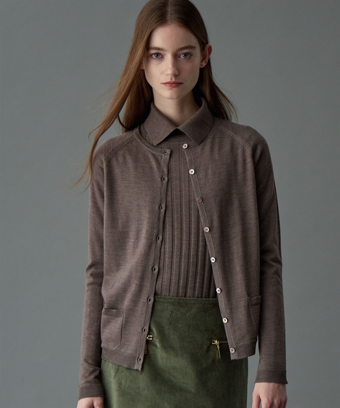 BLACK FRIDAY】クルーネックカーディガン 49AV JUNKO SHIMADA｜クロス