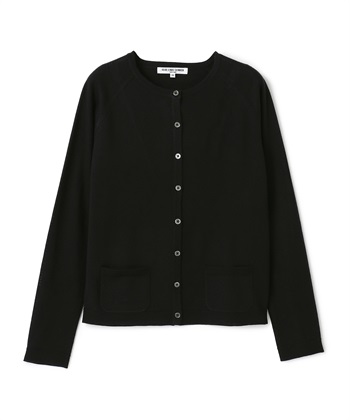 【24時間限定 FLASH SALE】クルーネックカーディガン(ブラック-9号)