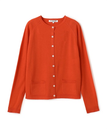 【24時間限定 FLASH SALE】クルーネックカーディガン(オレンジ-9号)