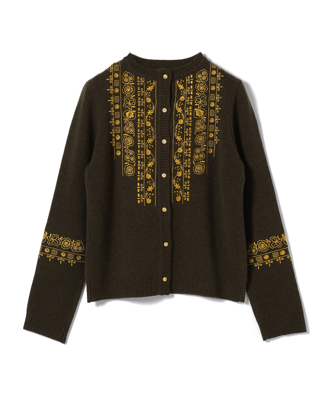 49AV JUNKO SHIMADA エンブロイダリーニットカーディガン_variation_2