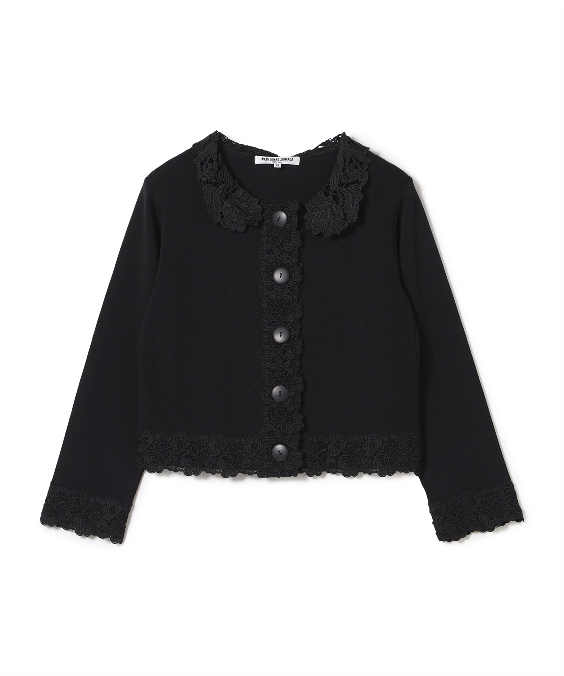 【着用1回】ヨーコチャン　レースペプラムショートカーディガン　ブラック　36 楽天市場】ヨーコチャン（カーディガン・ボレロ｜トップス