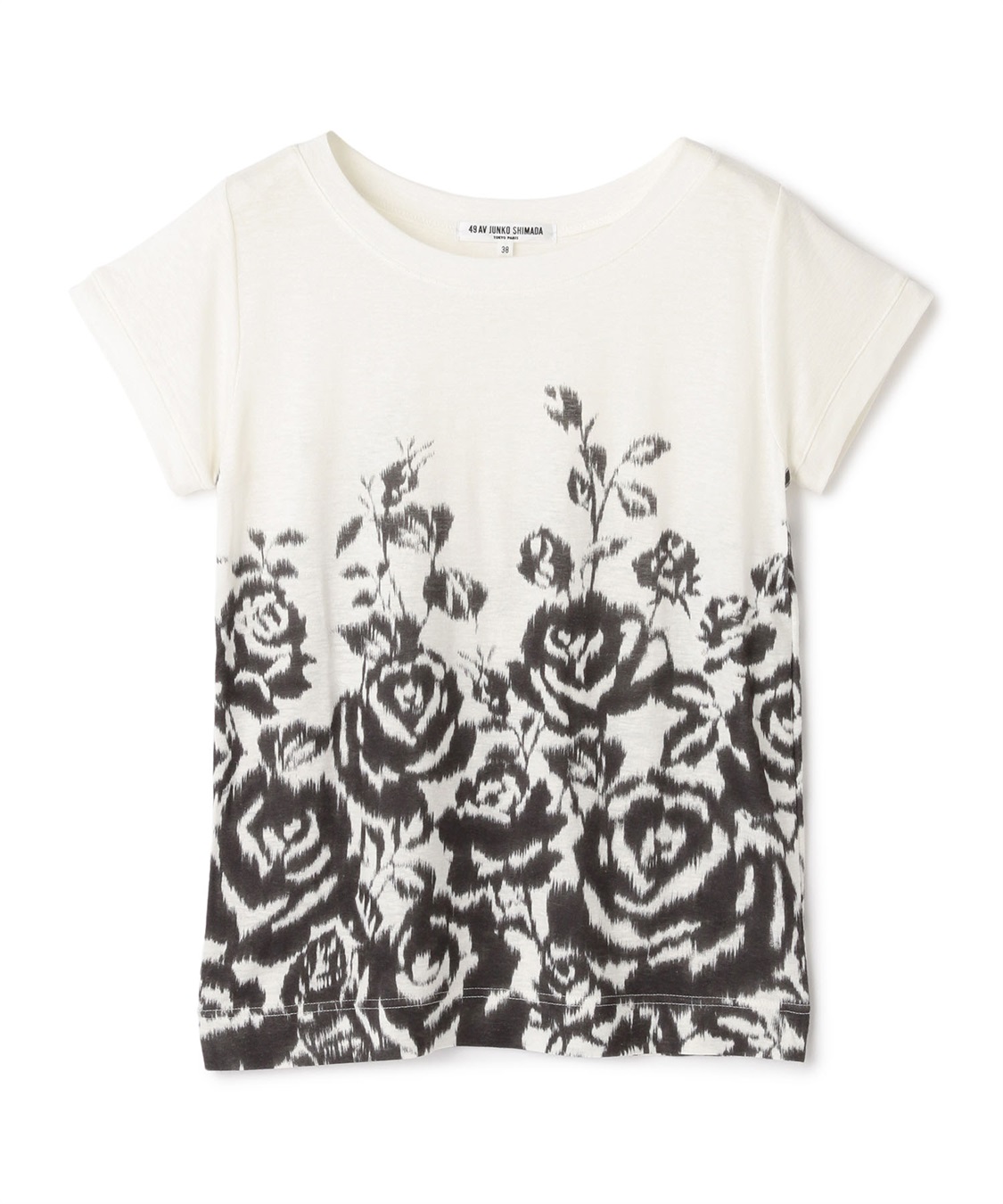 49AV JUNKO SHIMADA フラワー柄Tシャツ_variation_1