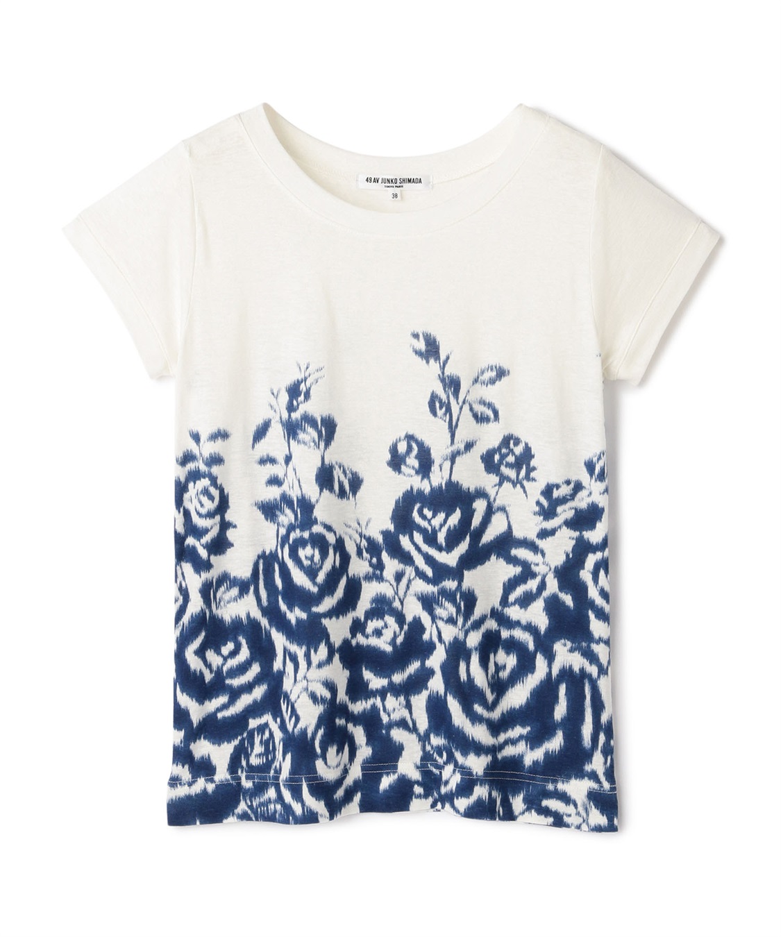 49AV JUNKO SHIMADA フラワー柄Tシャツ_variation_2