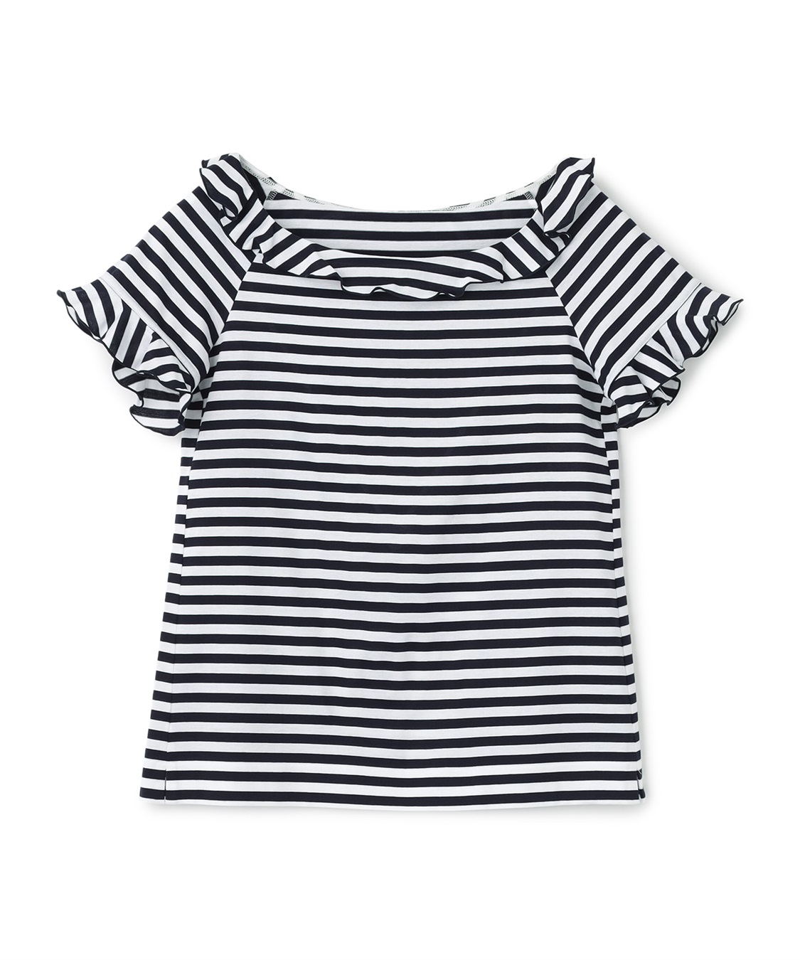 49AV JUNKO SHIMADA フリル付きシルケットTシャツ_variation_3