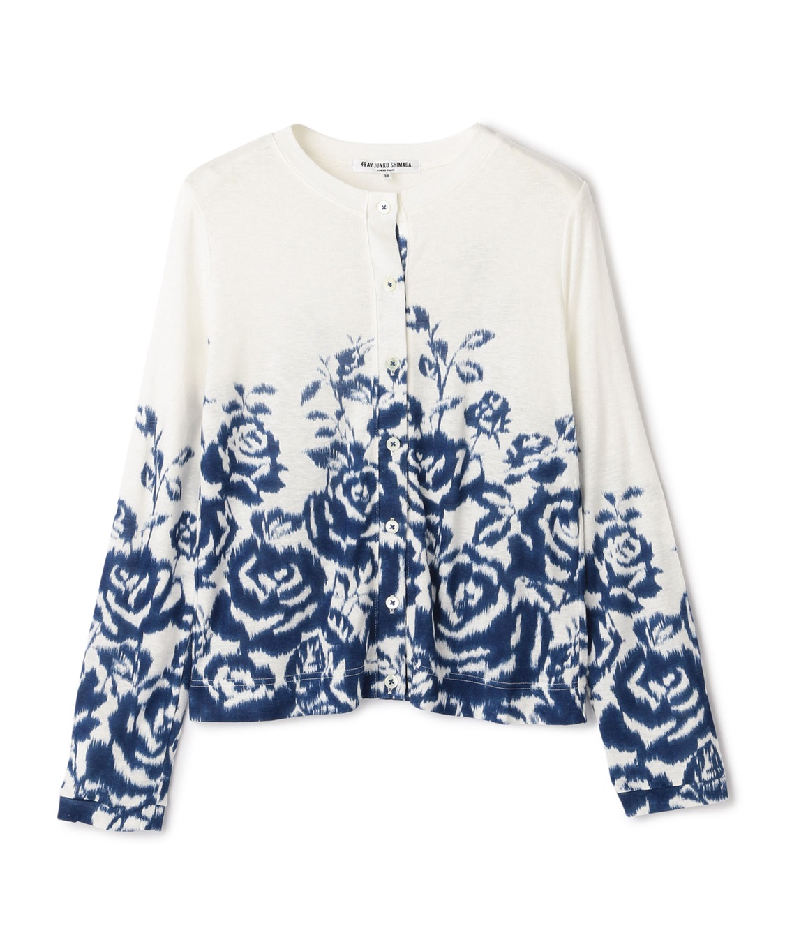 49AV. JUNKO SHIMADA フラワー柄ニットカーディガン フラワー柄ニットカーディガン 49AV JUNKO SHIMADA｜クロスプラス公式