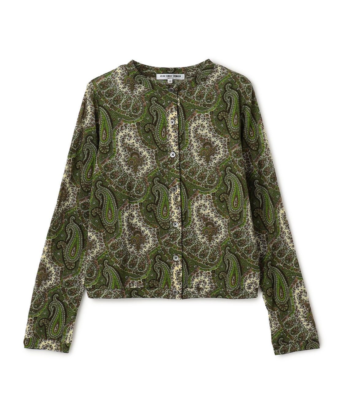 49AV JUNKO SHIMADA ペイズリー柄カーディガン_variation_2