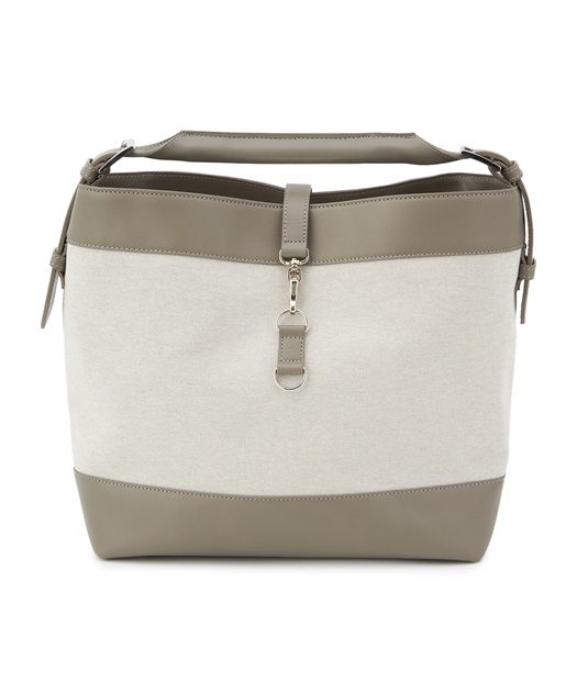 49AV JUNKO SHIMADA バイカラーキャンバストートバッグ