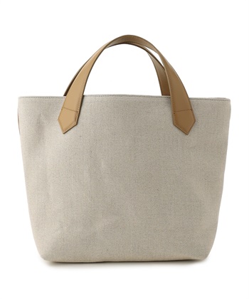 リネントートバッグ(オフベージュ-フリー)
