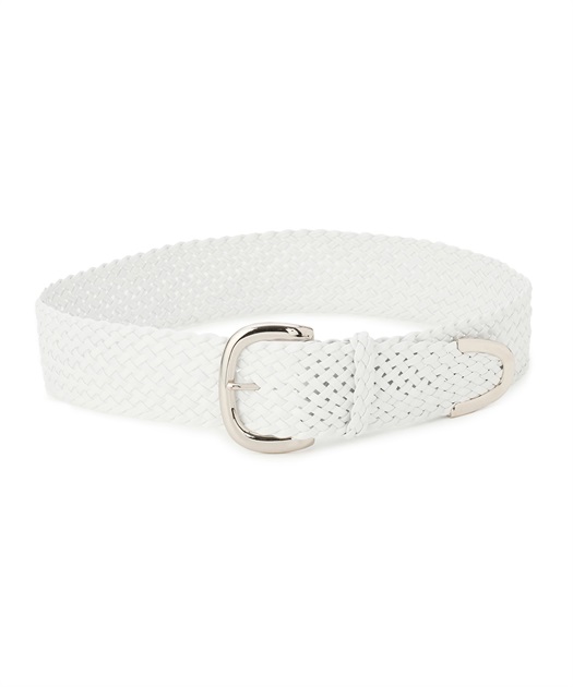 49AV JUNKO SHIMADA レザーメッシュベルト