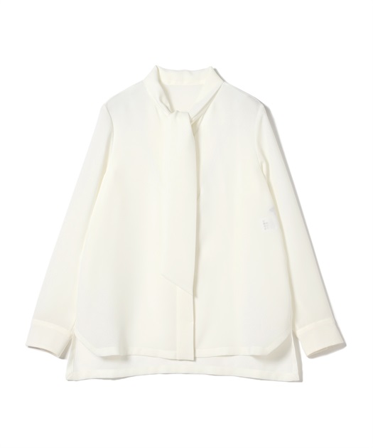 49AV JUNKO SHIMADA ボウタイ付きブラウス