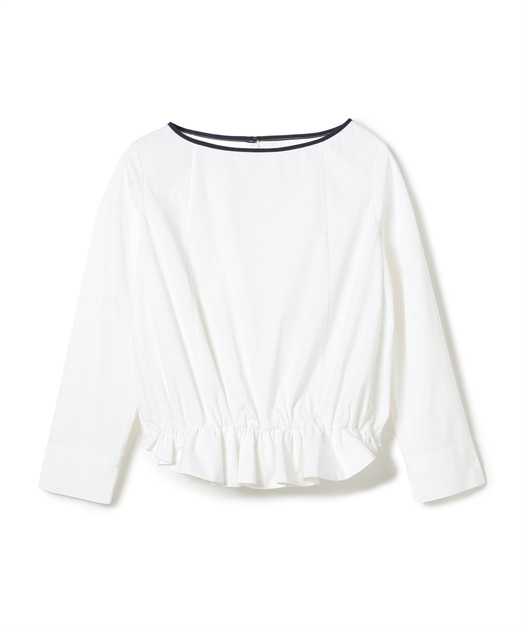 49AV JUNKO SHIMADA 裾ギャザーコットンブラウス