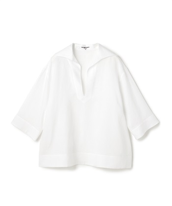 リネンスキッパーブラウス(ホワイト-9号)