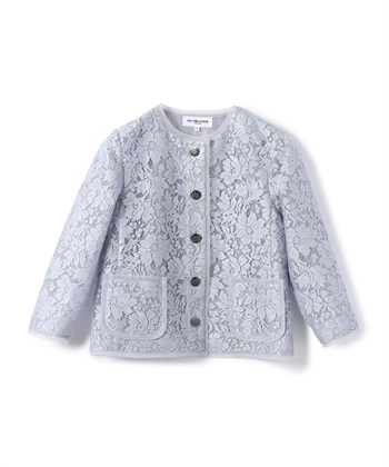 フラワーレースジャケット(ブルー-9号)