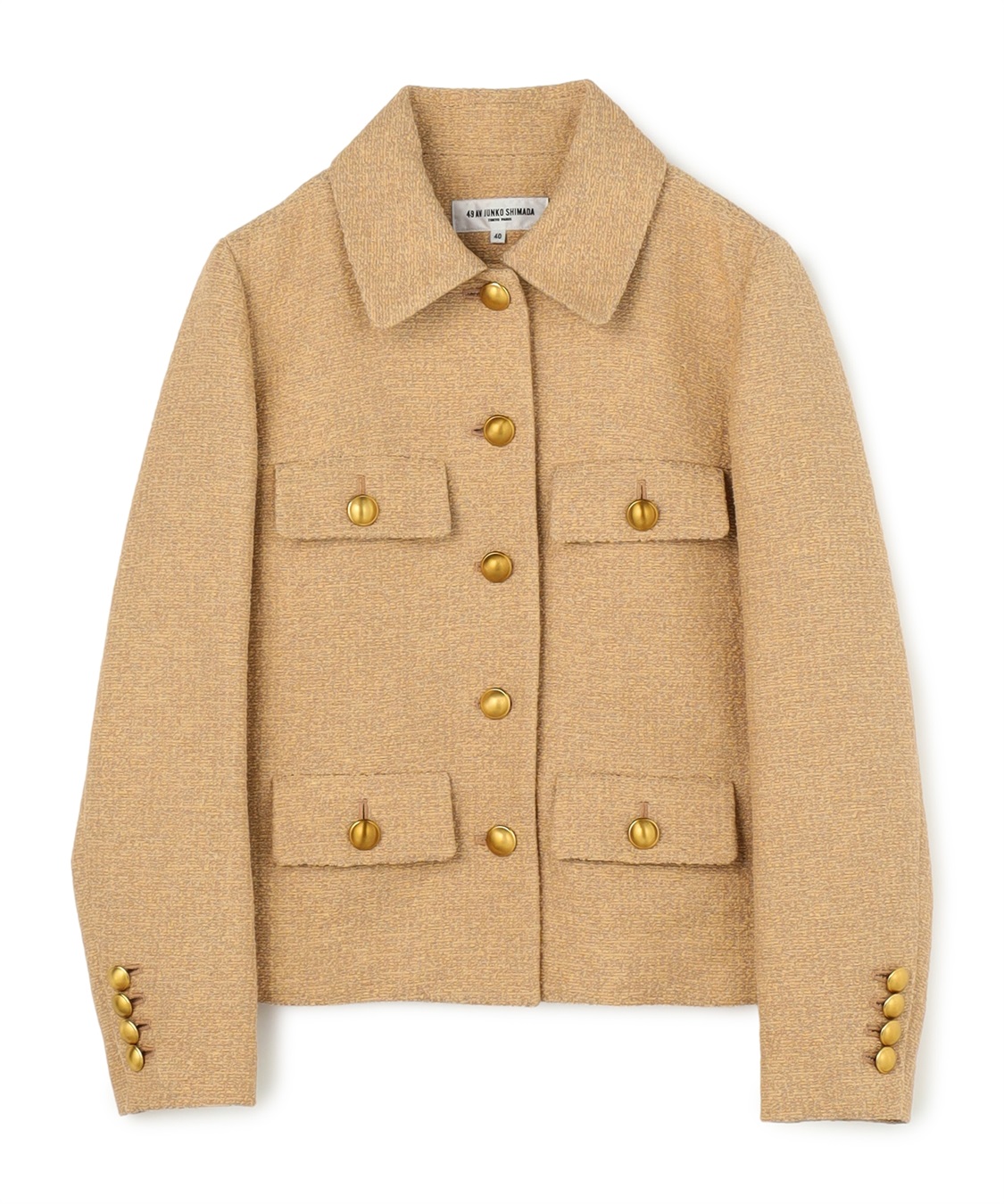 コンパクトツイードジャケット 49AV JUNKO SHIMADA｜クロスプラス公式