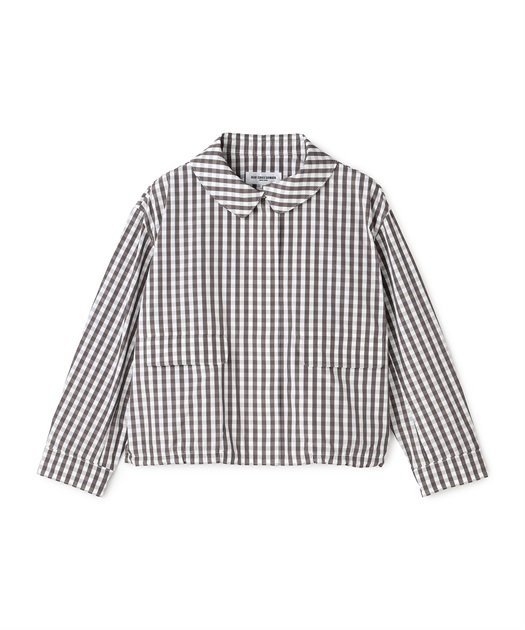 49AV JUNKO SHIMADA ギンガムチェック柄ブルゾン