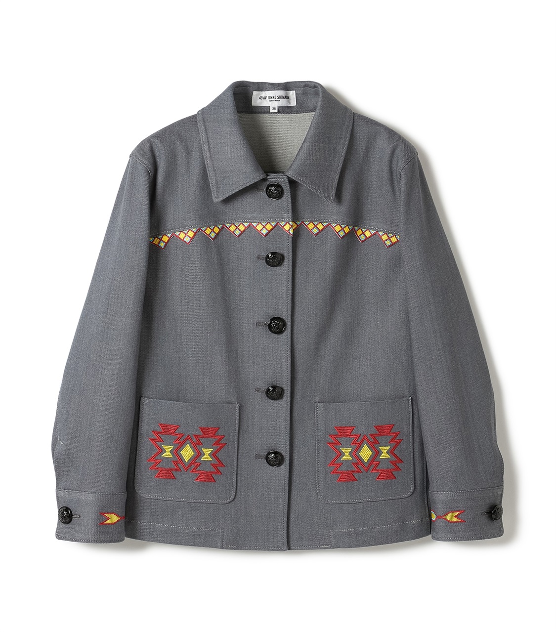 49AV JUNKO SHIMADA 刺繍デザインデニムジャケット_variation_1