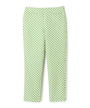ドット柄パンツ(グリーン-9号)