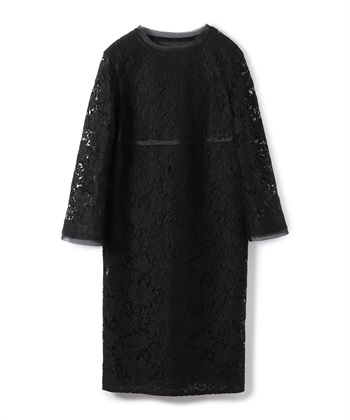 フラワーレースワンピース(ブラック-9号)