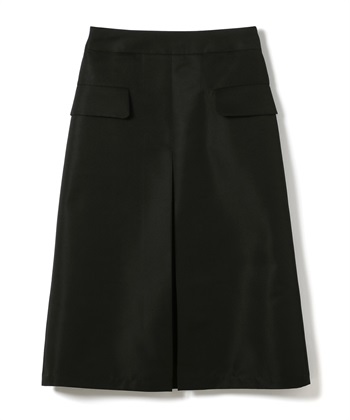 グログラン台形スカート(ブラック-7号)