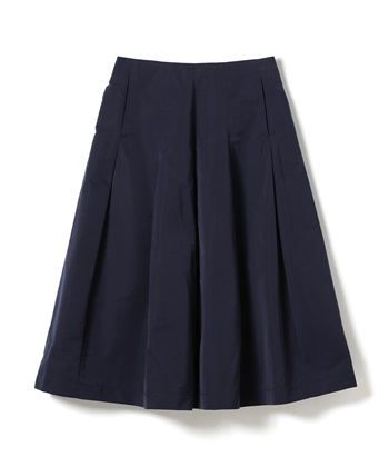 グログランプリーツフレアスカート(ネイビー-7号)
