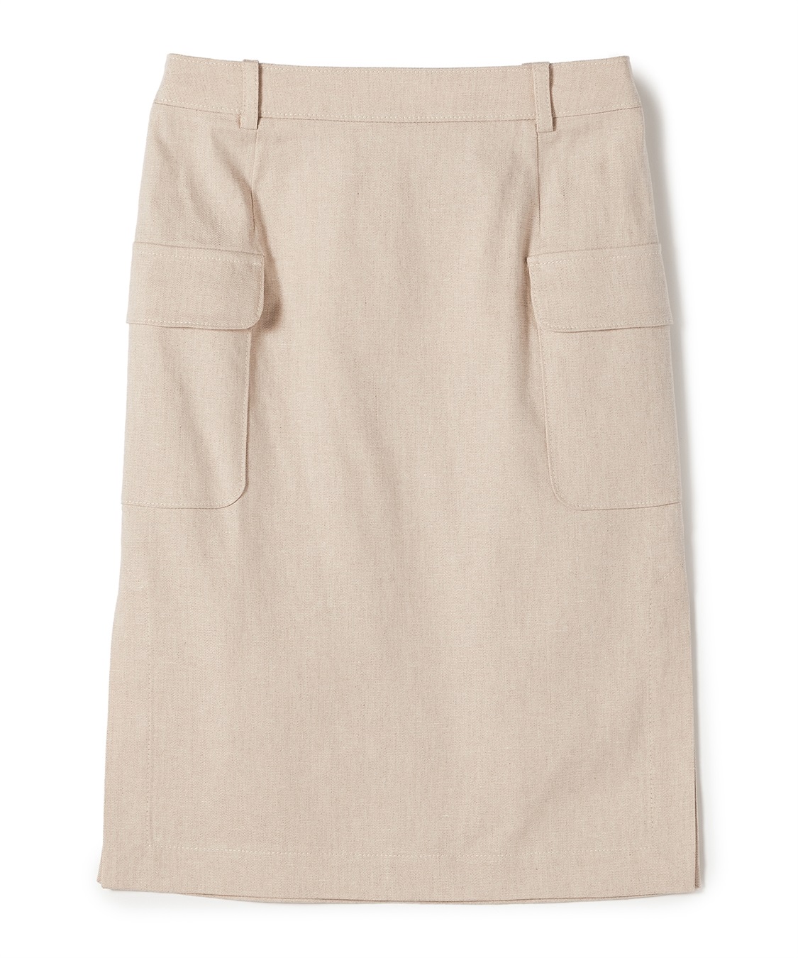 49AV JUNKO SHIMADA リネン混ポケットつきスカート_variation_1