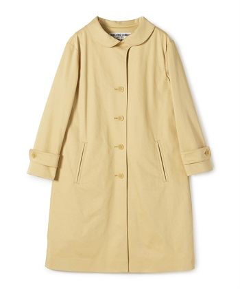 49AV JUNKO SHIMADA ライナーつき丸襟コート