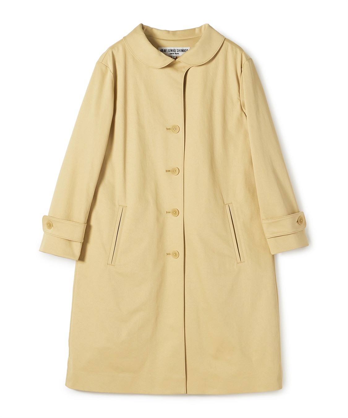 49AV JUNKO SHIMADA ライナーつき丸襟コート_variation_1