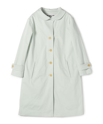 ライナーつき丸襟コート(ライトグリーン-9号)