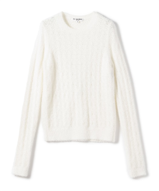 49AV JUNKO SHIMADA 透かし編みプルオーバーニット