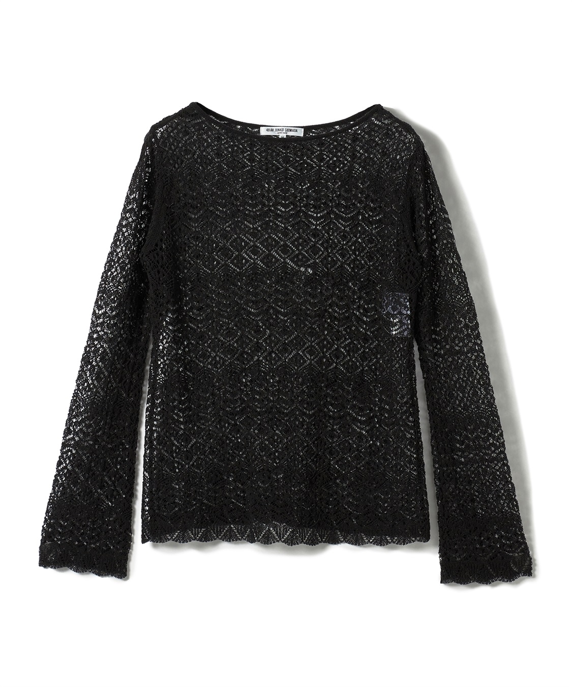 コットンナイロンコードレースニットトップス 49AV JUNKO SHIMADA