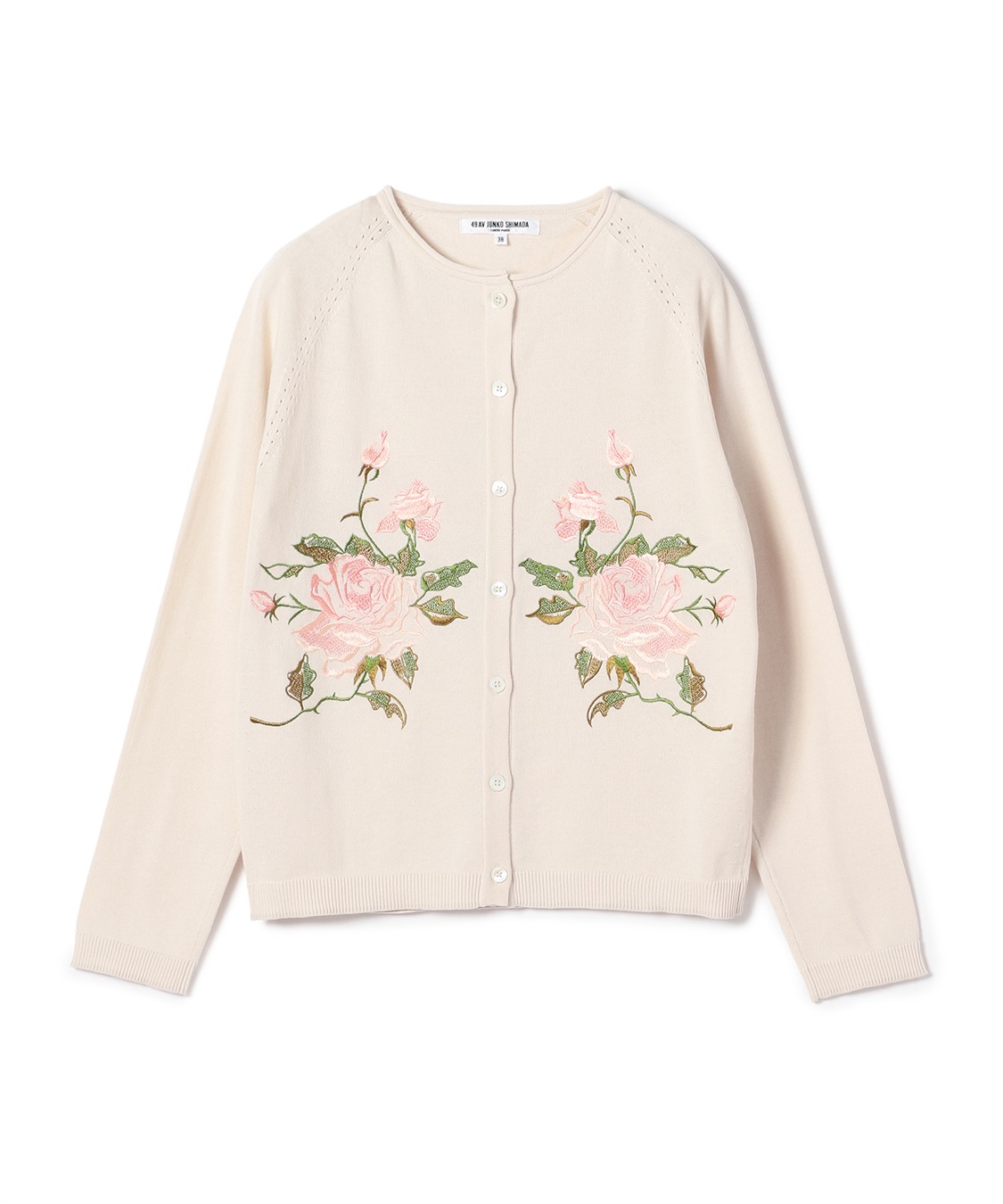 49AV JUNKO SHIMADA 【TIME SALE】ローズ刺?入り長袖カーディガン_variation_2