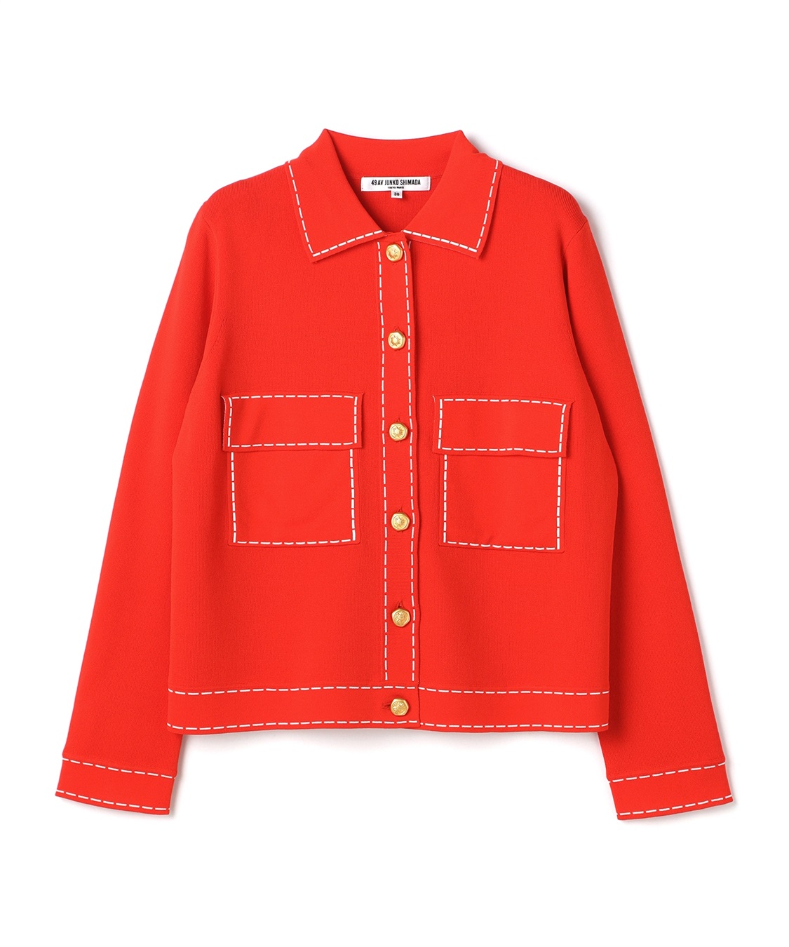 49AV JUNKO SHIMADA 配色ラインニットカーディガン_variation_2