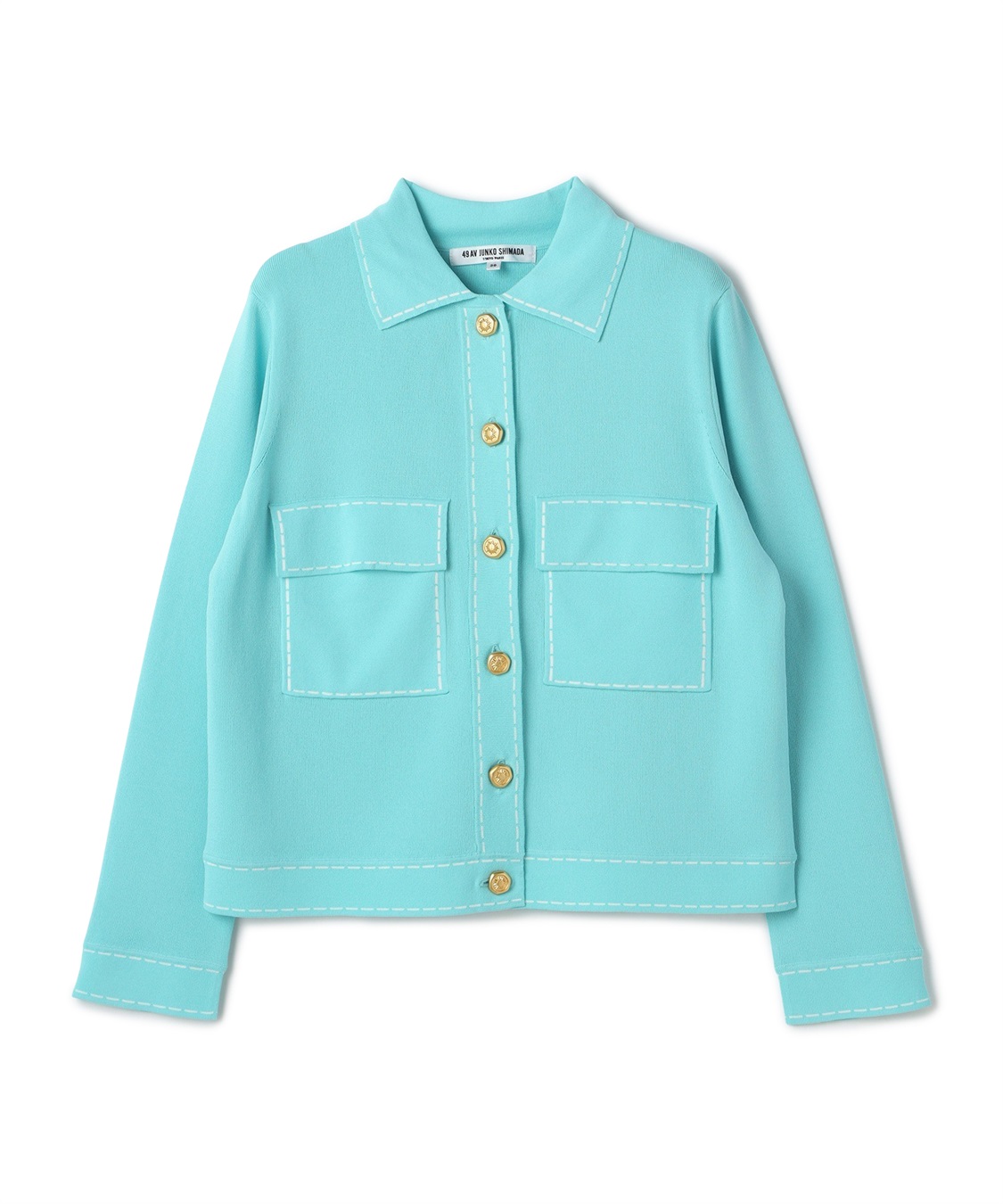 TIME SALE】配色ラインニットカーディガン 49AV JUNKO SHIMADA｜クロス