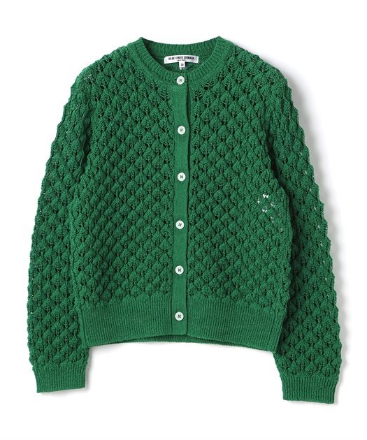 49AV JUNKO SHIMADA 透かし編みニットカーディガン