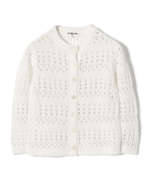 49AV JUNKO SHIMADA 透かし編みニットカーディガン