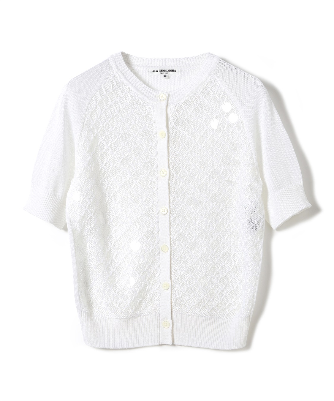 49AV JUNKO SHIMADA スパンコール半袖ニット_variation_2