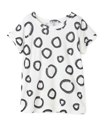 サークル柄半袖Tシャツ(オフホワイト-9号)