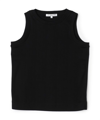 クルーネックノースリーブカットソー(ブラック-9号)