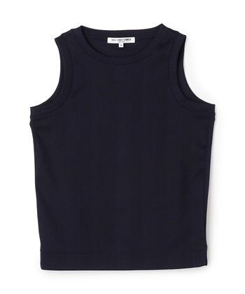 クルーネックノースリーブカットソー(ネイビー-9号)