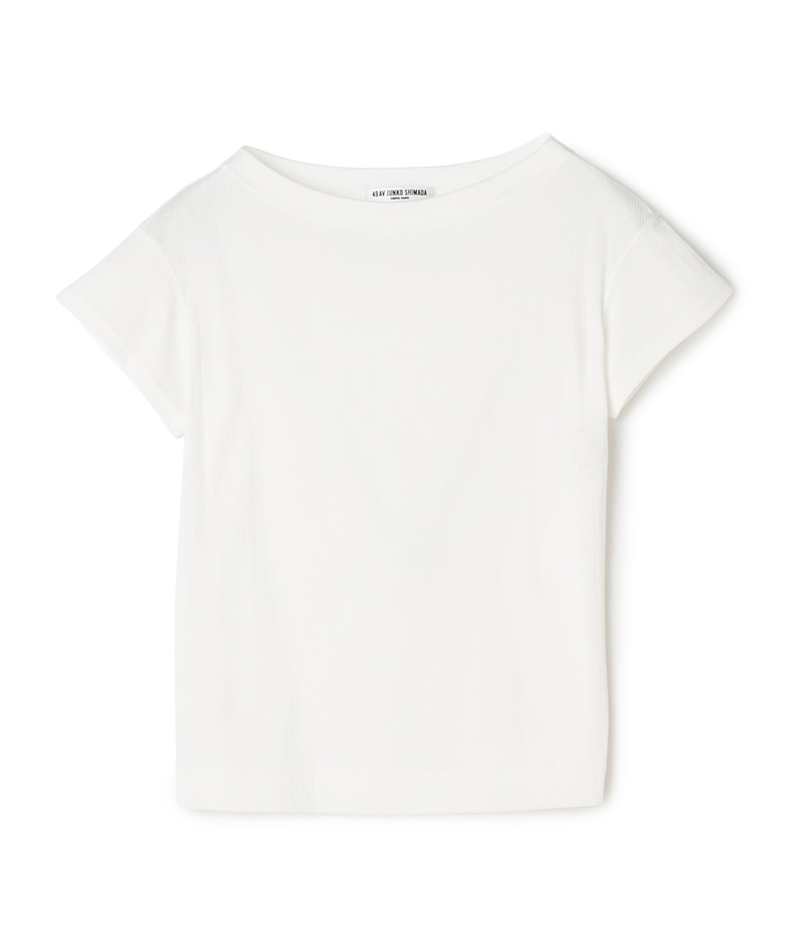 49AV JUNKO SHIMADA ボートネックショートスリーブTシャツ_main