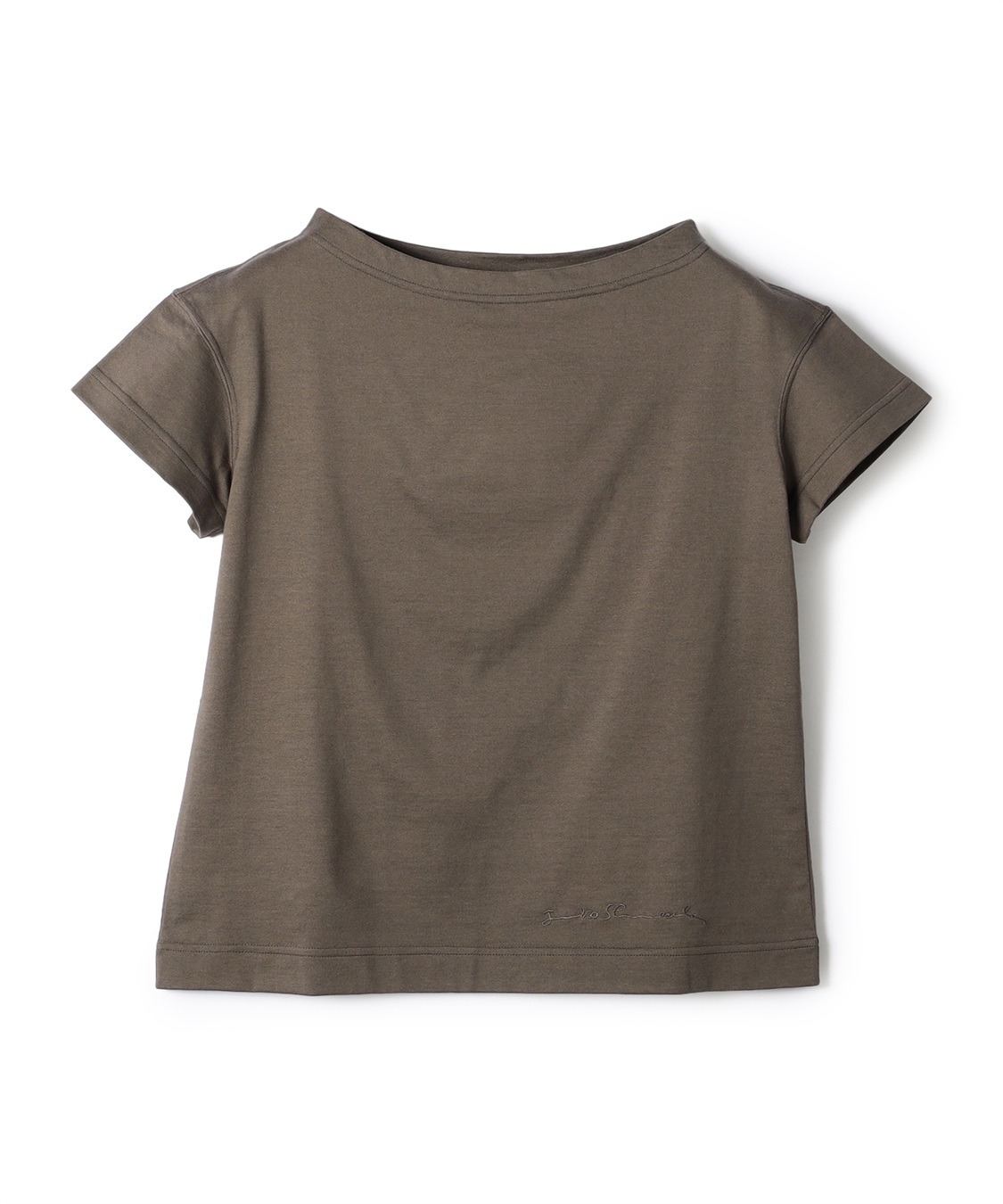 コットン天竺ボートネックTシャツ 49AV JUNKO SHIMADA｜クロスプラス