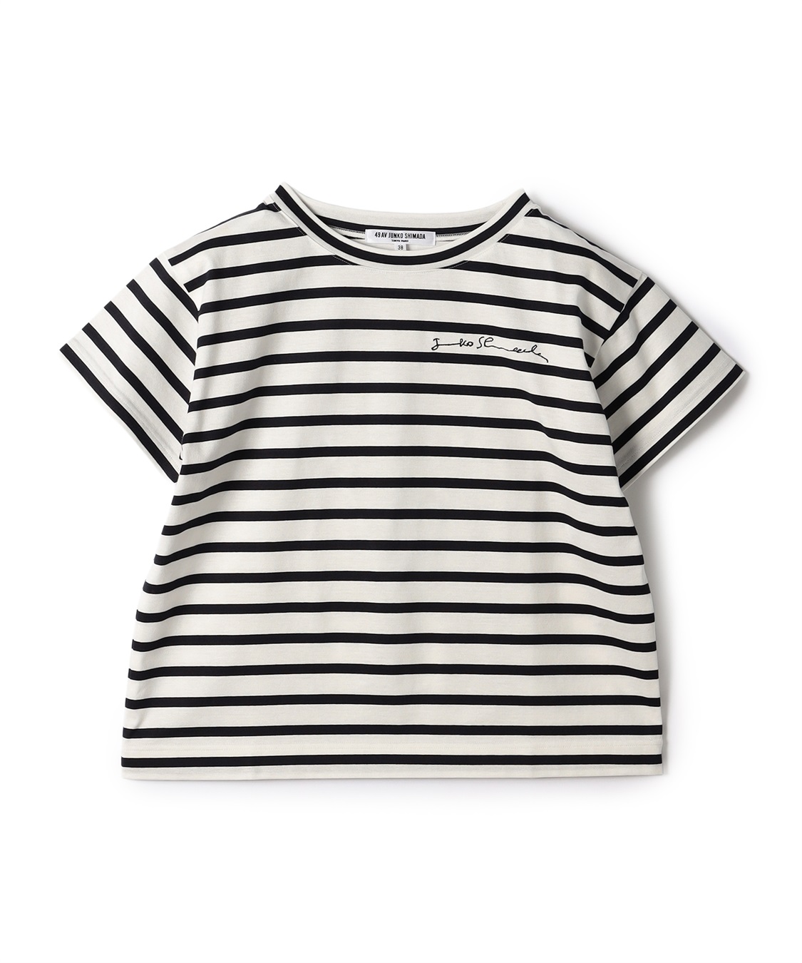 フロントステッチコットンTシャツ 49AV JUNKO SHIMADA｜クロスプラス